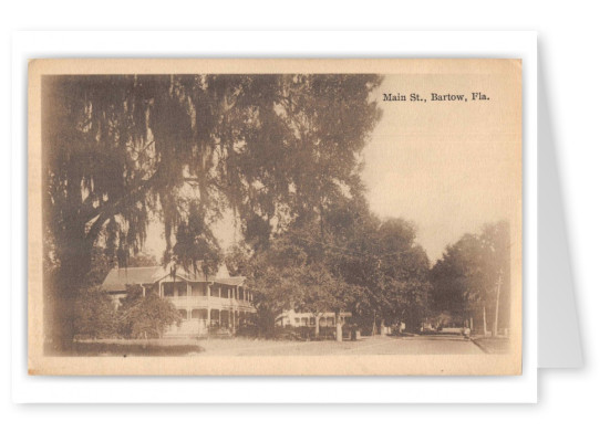 Bartow Florida Main Street Residence Section