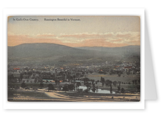 Bennington, Vermont, birds-eye view