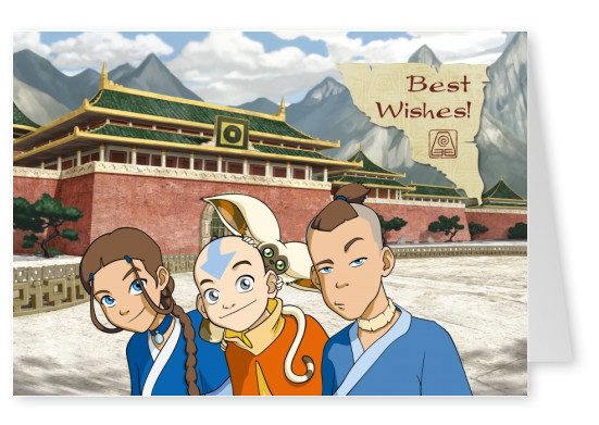 AVATAR: The Last Airbender postcard best wishes
