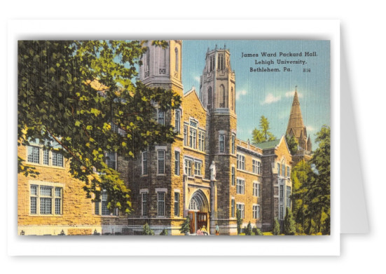 Bethlehem, Pennsylvania, James Ward Packard Hall, Lehigh Univeristy