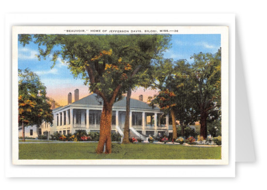 Biloxi, Mississippi, Home of Jefferson Davis