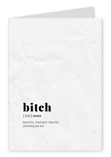 postcard bitch