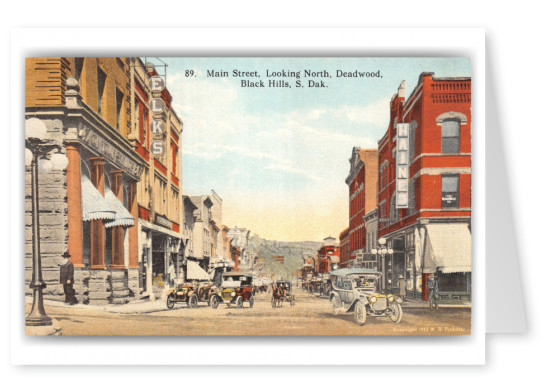 Black Hills, South Dakota, Main Street looking north, Deadwood