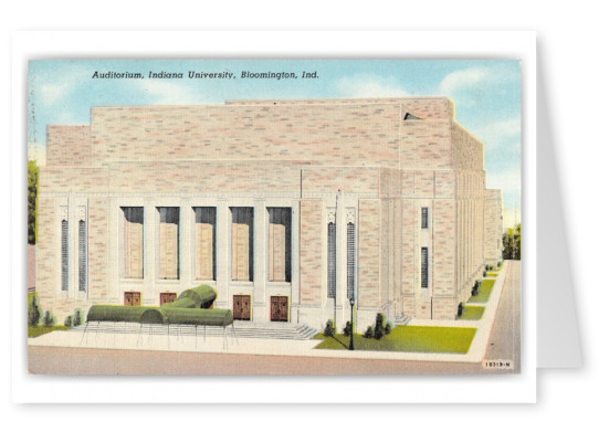 Bloomington, Indiana, Auditorium, Indiana University