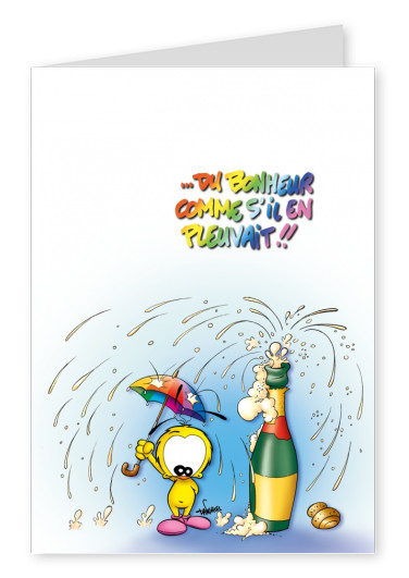Le Piaf cartoon Du Bonheur comme s ' il pleuvait nl