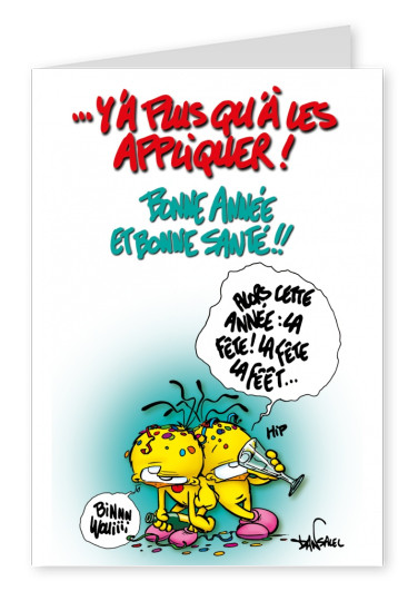 Le Piaf dessin animé Bonne année et bonne santé !