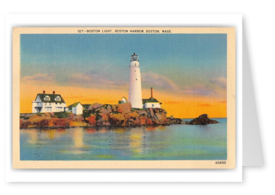 Boston Massachusetts Boston Lighthouse Boston Harbor