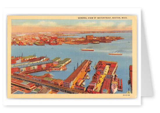 Boston, Massachusetts, general view of waterfront