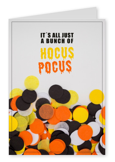 quote card It's just a bunch of hocus pocus