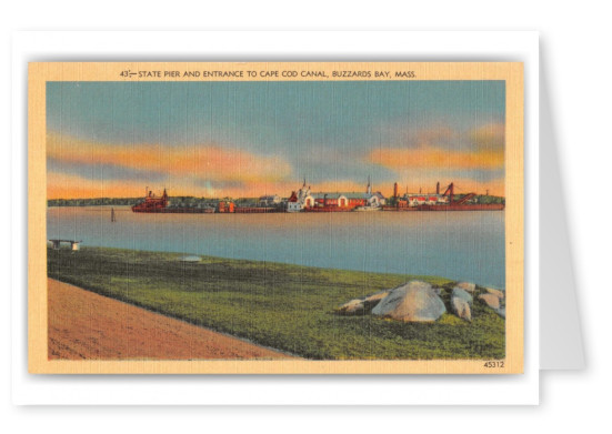 Buzzards Bay, Massachusetts, State Pier and Entrance