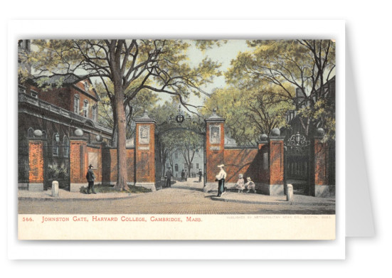 Cambridge, Massachusetts, Johnston Gate, Harvard College