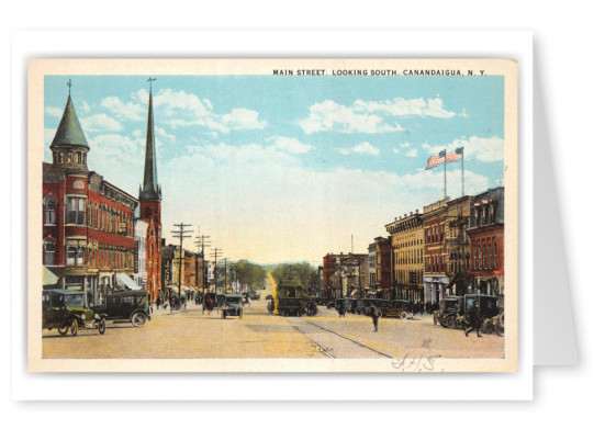 Canandaigua, New York, Main Street looking south