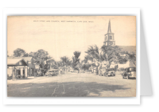 Cape Cod, Massachusetts, Main Street and Church