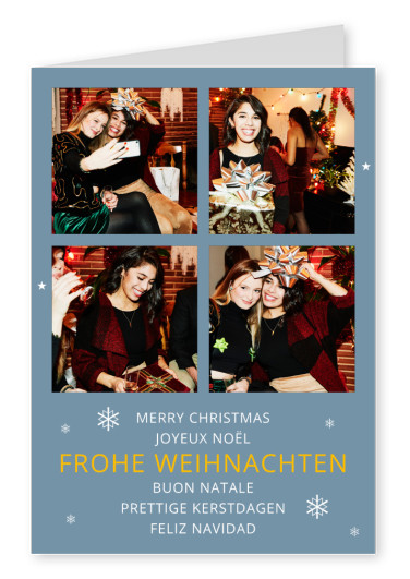 Merry Christmas Joyeux Noël Frohe Weihnachten Buon Natale Prettige Kerstdagen Feliz Navidad