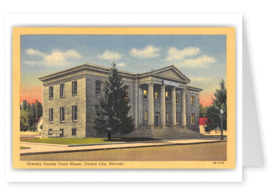 Carson City Nevada Ormsby County Court House