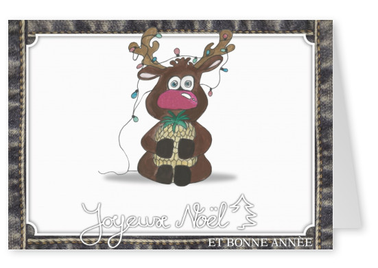 Overnight Design carte Joyeux Noël et Bonne Année