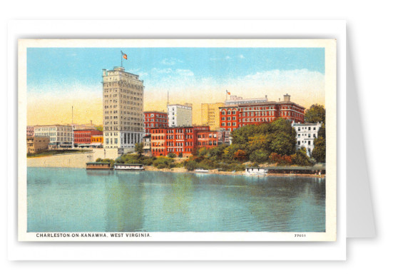 Charleston-on-Kanawha, West Virginia, city skyline