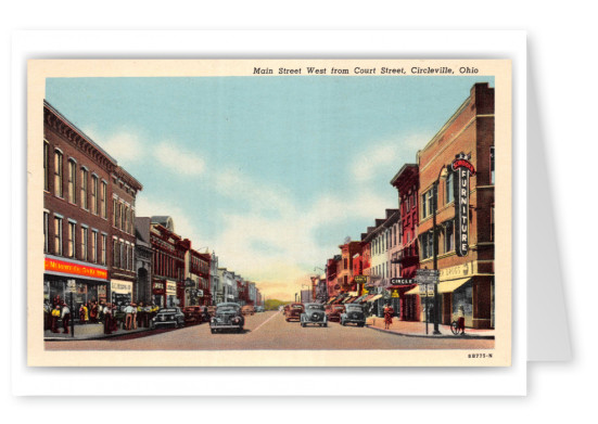 Circleville, Ohio, Main Street west from Court 