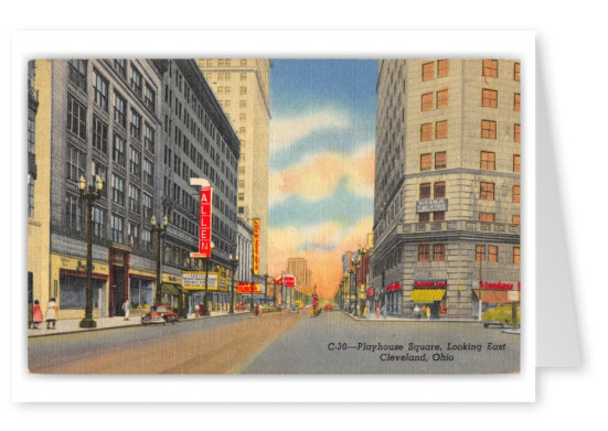 Cleveland, Ohio, Playhouse Square looking east