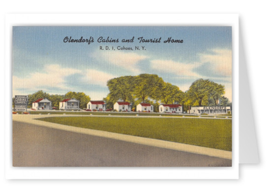 Cohoes, New York, Olendorf's Cabins and Tourist Home