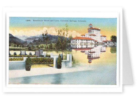 Colorado Springs, Colorado, Broadmoor Hotel and Lake