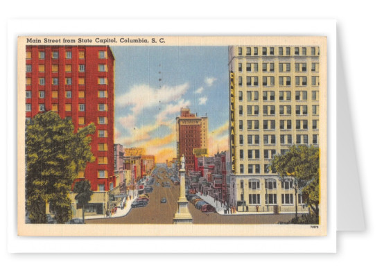 Columbia, South Carolina, Main Street from Capitol