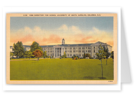 Columbia, South Carolina, Sims Dorm for Women, Univeristy of South Carolina