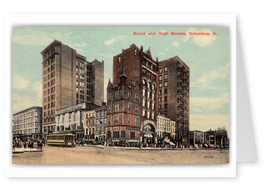 Columbus, Ohio, Broad and High Streets