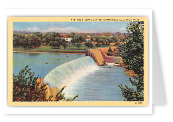 Columbus, Ohio, Storage Dam on Sciotot River