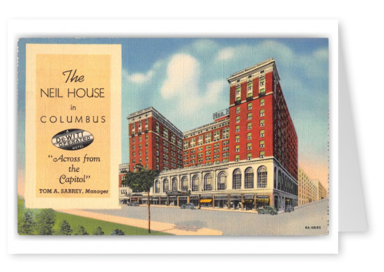 Columbus Ohio The Neil House Hotel