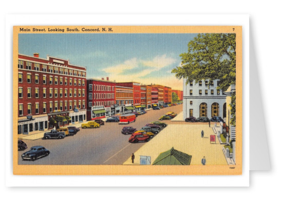 Concord, New Hampshire, Main Street looking south