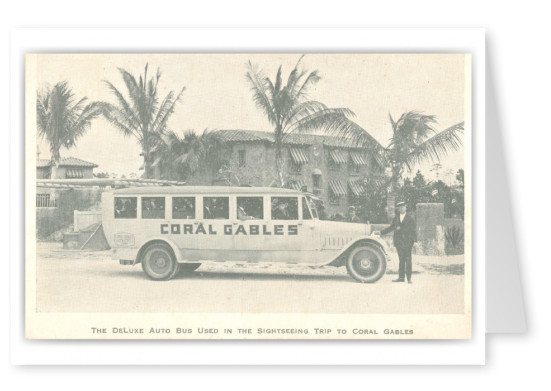 Coral Gables, Florida, Delux auto bus