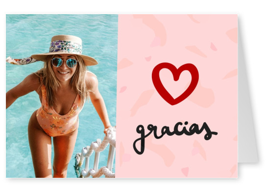 cartão-postal dizendo Gracias