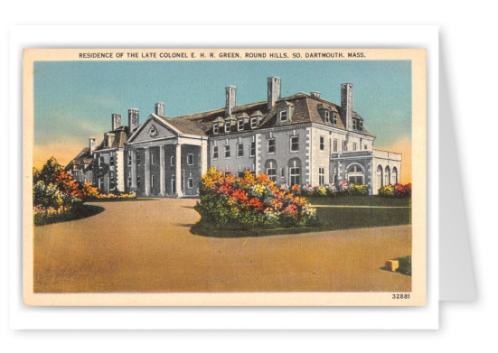 Dartmouth, Massachusetts, residence of Colonel E. H. R. Green