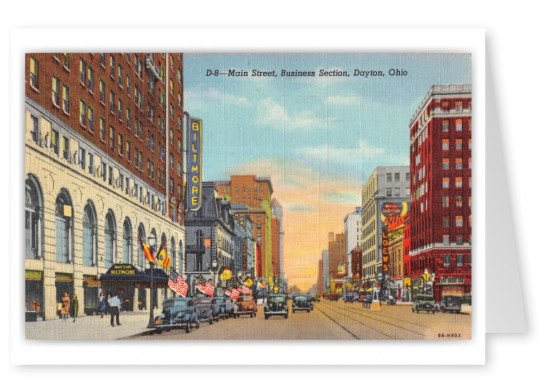 Dayton, Ohio, main Street business section