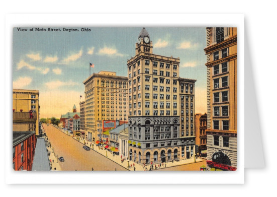 Dayton, ohio, view of Main Street