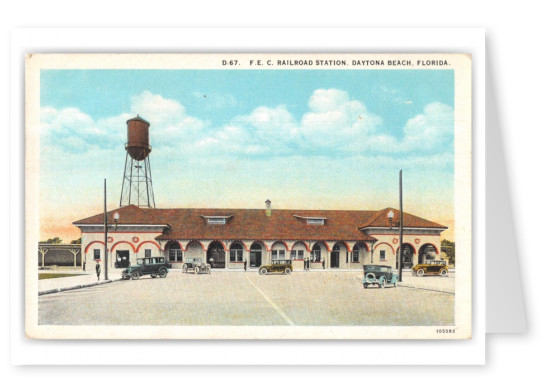 Daytona Beach Florida FEC Railroad Station