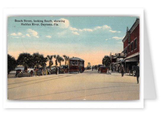 Daytona Florida Beach Street Looking South Halifax River