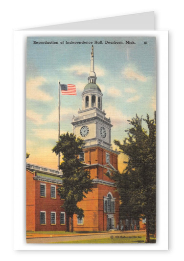 Dearborn Michigan Reproduction of Independence Hall