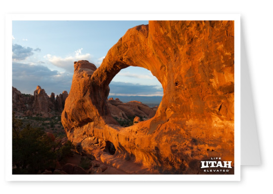 Utah Parque Nacional De Los Arcos Arco O Doble