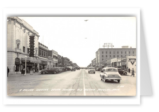 Douglas Arizona G Avenue Looking South