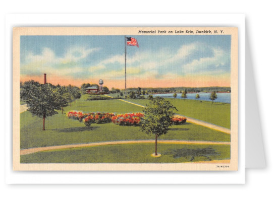 Dunkirk, New York, memorial Park, Lake Erie