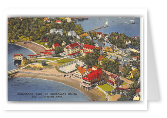 East Gloucester, Massachusetts, Rockaway Hotel from the air