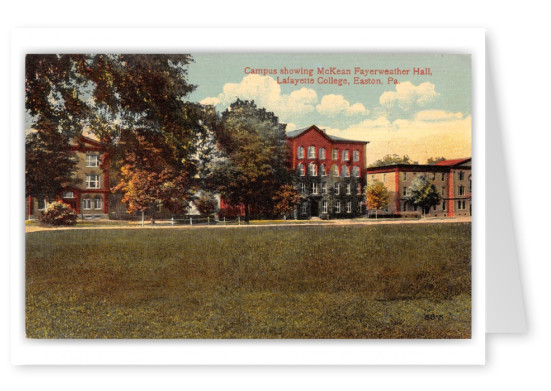 Easton, Pennsylvania, McKean Payerweather Hall, Lafayette College