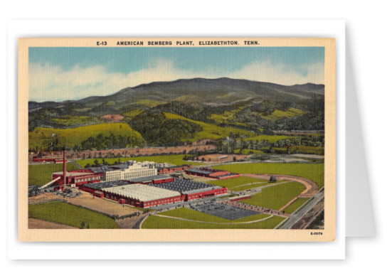 Elizabethton, Tennessee, American Bemberg Plant