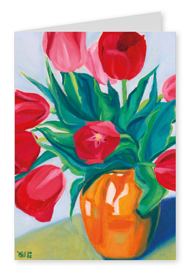 pintura Tatjana Buisson Tulipas