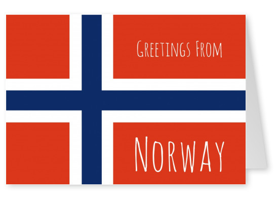 gráfico de la bandera de Norwegen