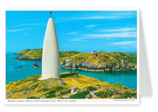 Le Beacon, Sherkin et l'Île du Cap Clair, à l'Ouest de Cork, Irlande