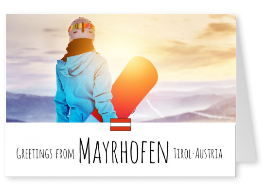Merdidian Design saudações a partir de Mayrhofen, Tirol, Áustria