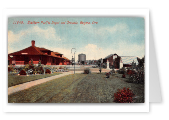 Eugene, Oregon, Southern Pacific Depot and Grounds